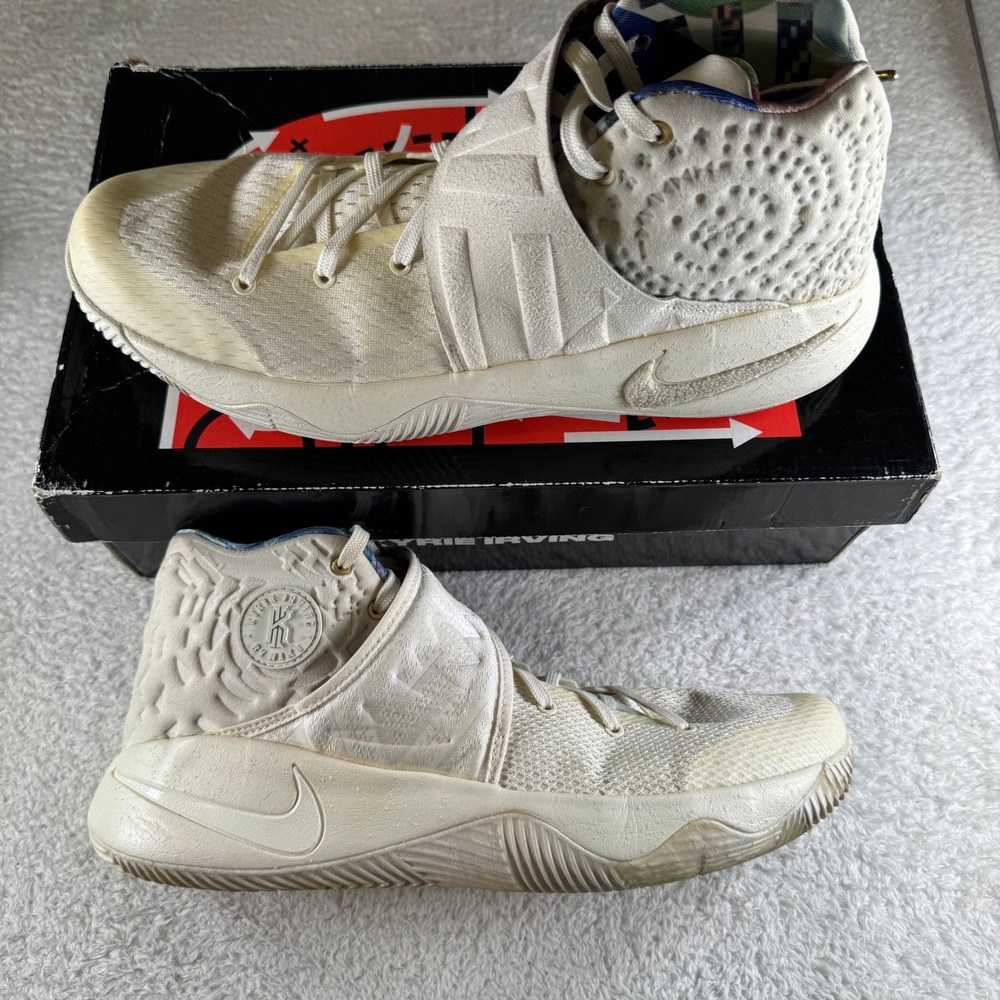 Nike Kyrie 2 What The Men Size 14 Sail Basketball Shoes Sneakers OG Box Used